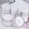 15/30/50g Empty Airless Pump Jar Refillable Acrylic Cream Bottle Vacuum Bottle Portable Container Makeup Lotion Cosmetic