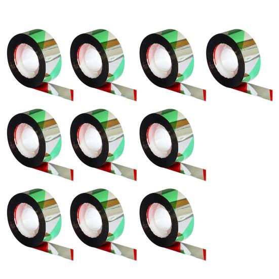 10 шт. 50 м лента отпугивающая птиц светоотражающая лента для отпугивания гусей, голубей, уток, дятла, двусторонняя лента для вспышки птиц