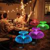 2/1Pcs Solar Double-Layer Jellyfish Light LED Garden Light Outdoor Waterproof Lawn Light for Backyard/Pathway/Holiday Decor