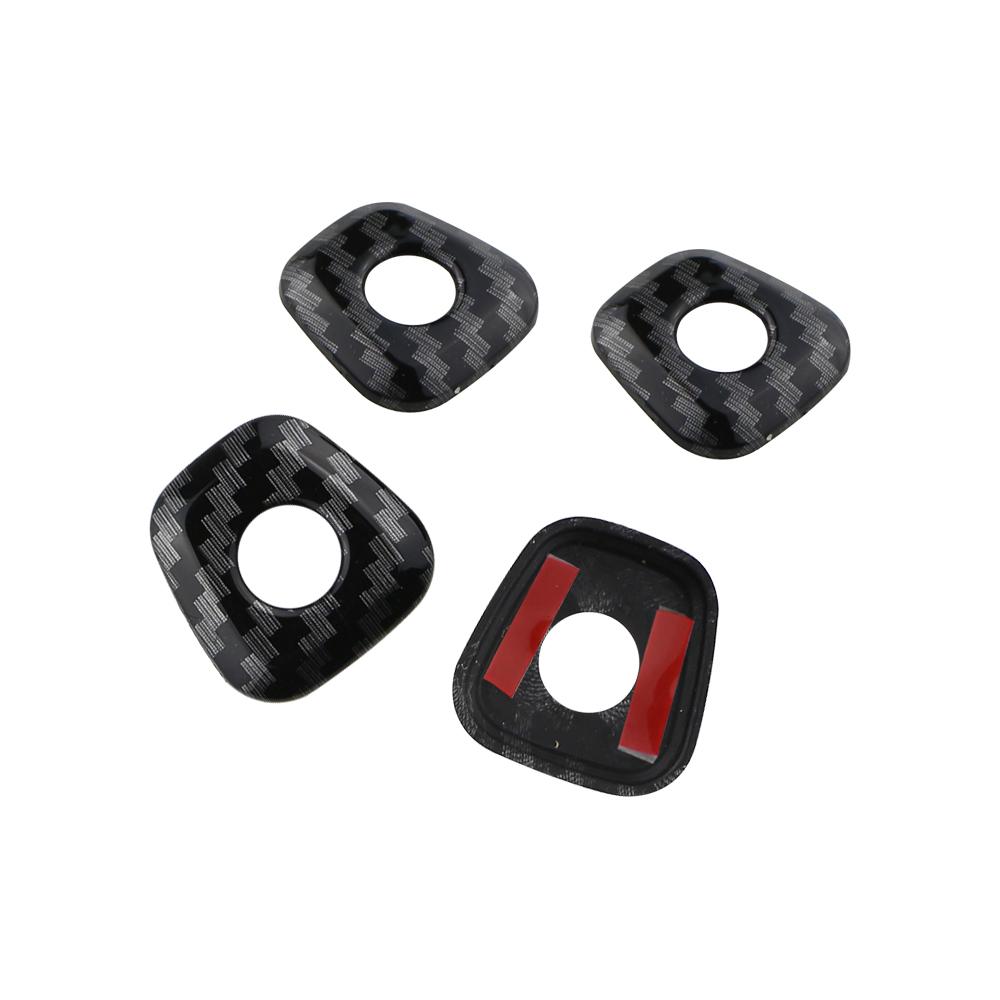 4Pcs/set Door Lock Pins Cover Trim for BMW X1 F48 X2 F39 2016-2022 Car Door Lock Ring Panel ABS Sticker Accessories