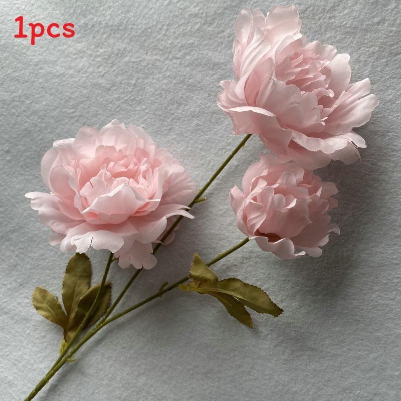 Artificial Peony Flowers For Wedding Centerpiece Home Staging Photography Prop