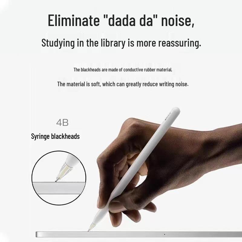 Совместимо с Huawei M-Pencil 2/3: Бесшумный наконечник, Наконечник для стилуса 2-го/3-го поколения, Прозрачная замена.