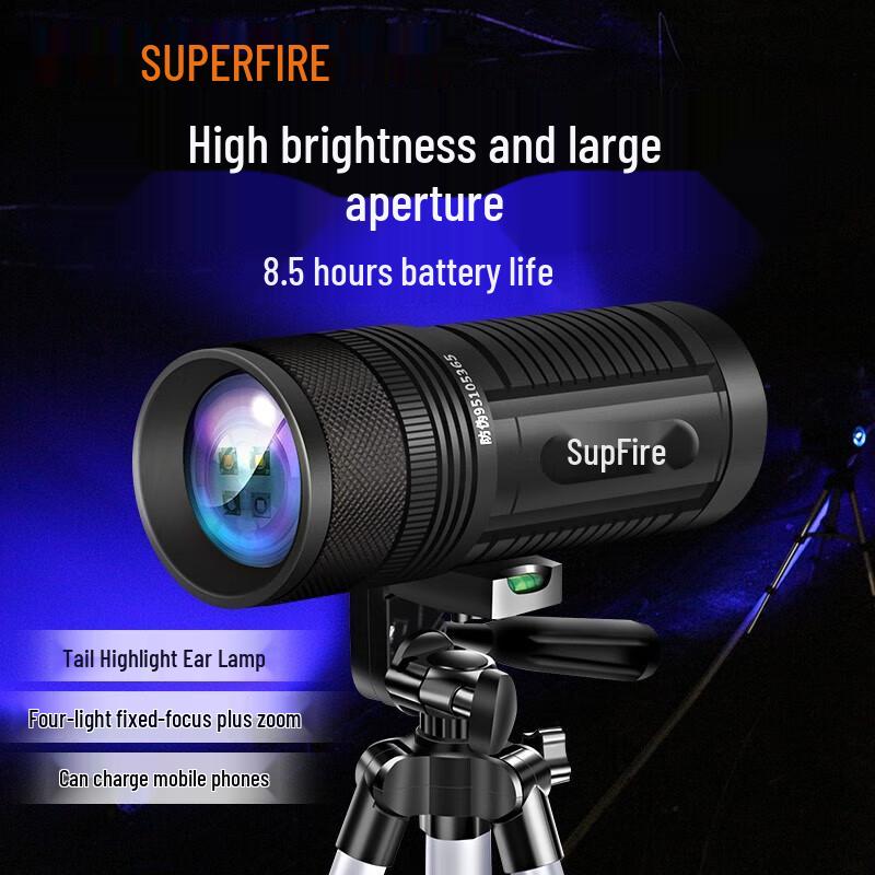 SupFire GF01 Multi-Color LED UV Flashlight