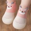 Suefunskry Baby Sock Shoes Toddler Cartoon Soft Rubber Sole Non Slip Indoor Floor Slipper for Infant First Walking Trainers Shoe