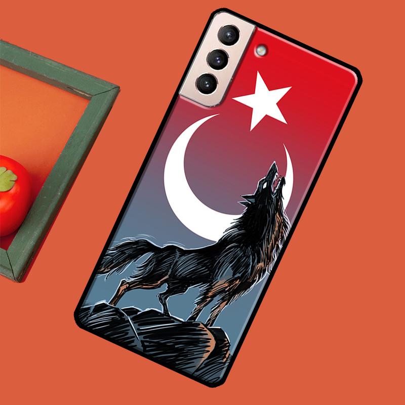 Турция Турецкий флаг Мягкий чехол для Samsung Galaxy S23 S22 S21 Ultra Note 20 Note 10 S8 S9 S10 Plus S20 FE Чехол