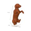 Silicone Dachshund Tea Infuser Cute Dog Shape Tea Strainer for Loose Leaf Black