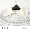 ELLE Женский пуловер в стиле Fair Isle