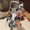 Забавный чехол с узором коровы для iPhone 11 12 13 14 15 16 17 Pro Max 17 Air 14 15 Plus XS X XR, прозрачный силиконовый мягкий чехол