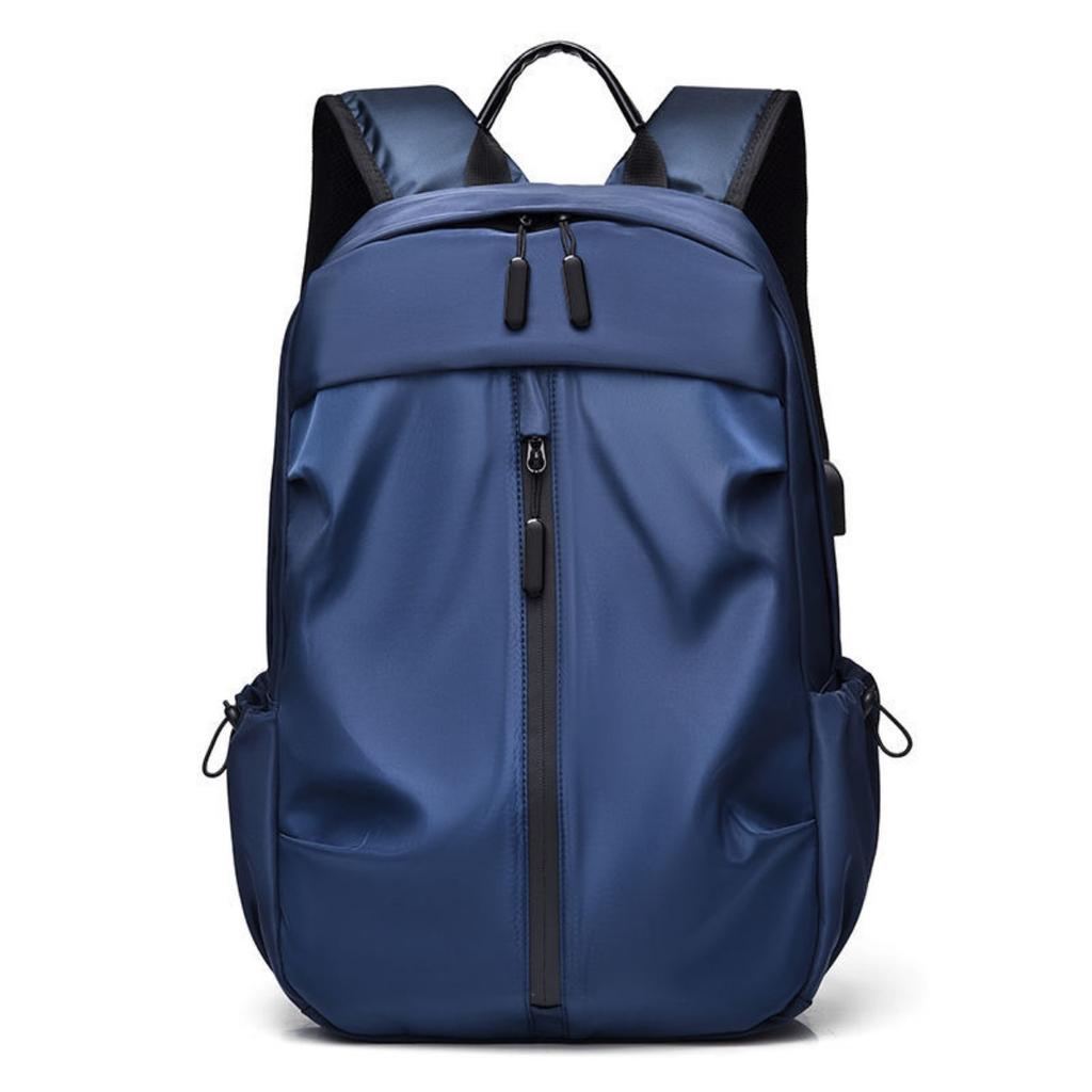 Men's Fashionable Solid Color Backpack - Lightweight and Durable, Suitable for Sports, Travel, and Commuting, with A Laptop Compartment