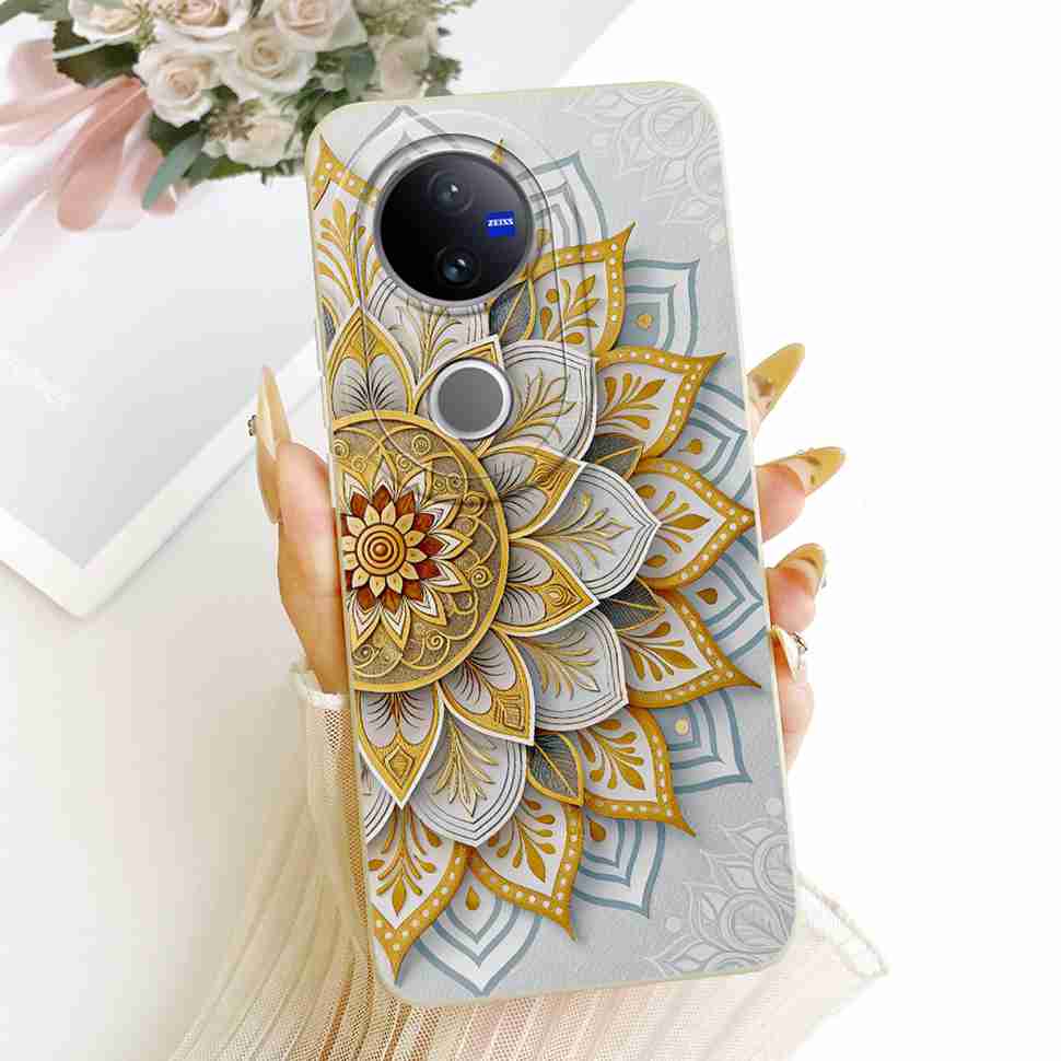 Для VIVO V50 5G Чехол Роскошный Силиконовый Ударопрочный VIVOV50 5G V2427 Корпус Цветной Мультяшный Мягкий Защитный Чехол для Мобильного Телефона