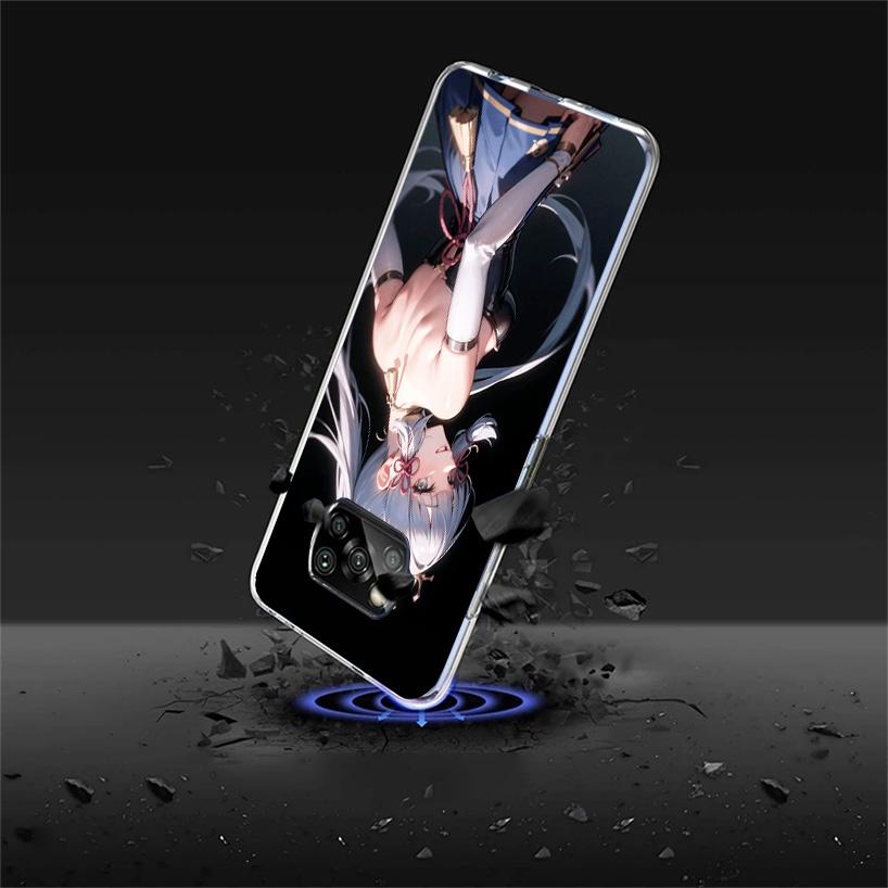 Чехол для телефона Genshin Impact Камисато Аяка для Xiaomi Poco F7 Ultra X7 X6 Pro X5 Redmi 15 15C 13 13C 12 12C 10 10A 10C 9 9A 9C 9T