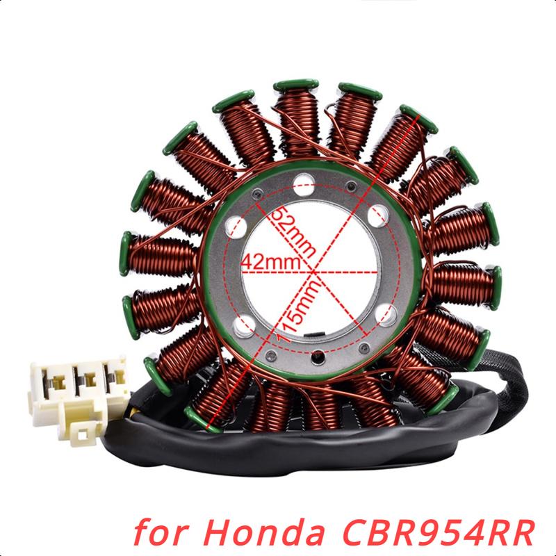 for Honda CBR900RR A - CBR954RR Alternator CBR 954RR Motorcycle Generator Magneto Stator Coil 31120-MCJ-751