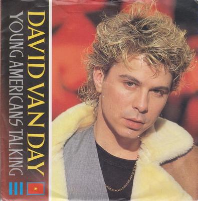 7-дюймовая пластинка DAVID VAN DAY Young Americans Talking DAY1 WEA 1983 UK Rock Б/у