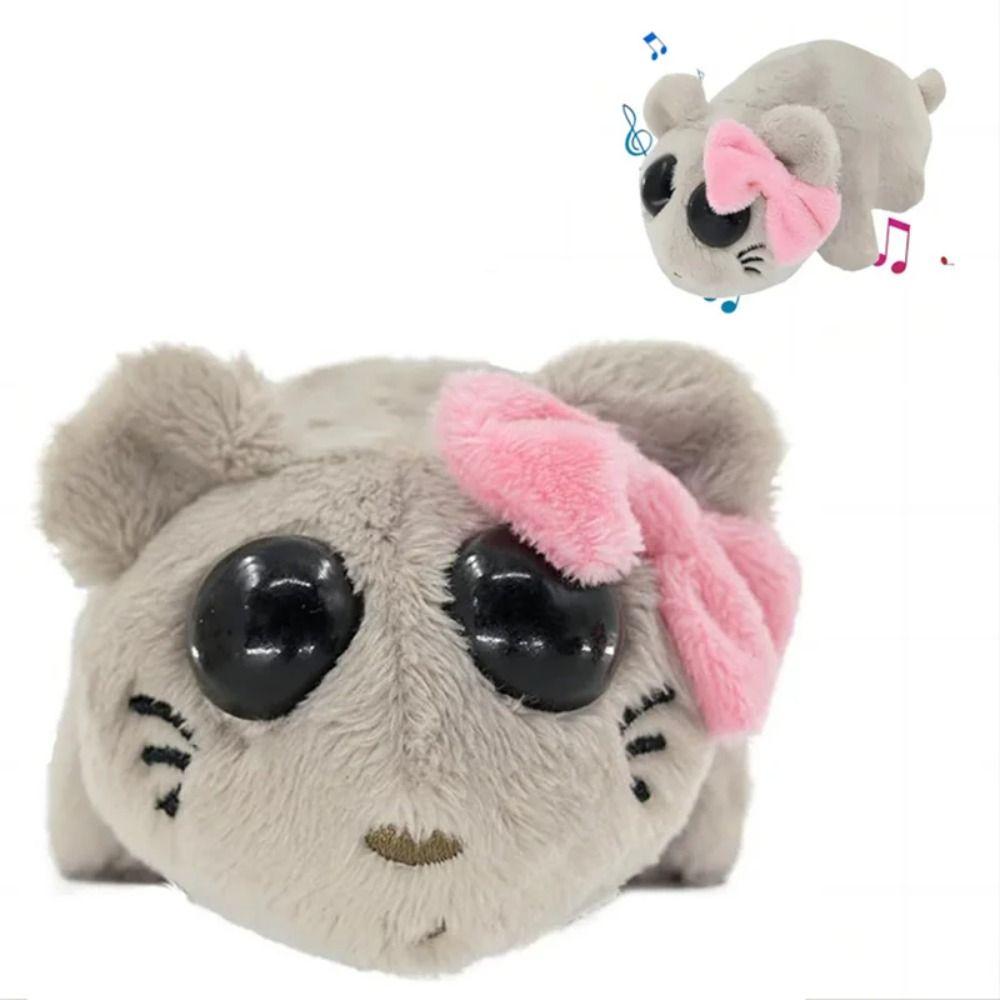 Soft Plush Stuffed Animal Doll No Shedding Cute Hamster Toy Sad Hamster Plush Toy Birthday Gift