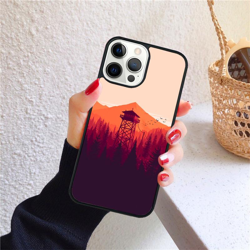 Небо минималистичный лес мягкий Чехол для телефона Cover Для iPhone 17 Air 16 15 14 12 13 Pro Max Plus coque Оболочка Fundas