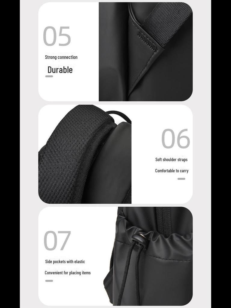 Универсальный легкий рюкзак для студентов и туристов: Модная, повседневная и деловая сумка для компьютера