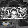 Коврик для мыши с рисунком высокой четкости ONE PIECE, очень большой, анимация, Луффи, для гейминга, настольный коврик, компьютерный коврик, офисный, водонепроницаемый, нескользящий, кожаный коврик для мыши