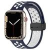 Силиконовый Магнитный Ремешок Для Apple Watch band 44мм 40мм 45мм 41мм 46мм 42мм Спортивный Браслет iWatch Series11 10 9 8 7 6 Ultra 2 SE