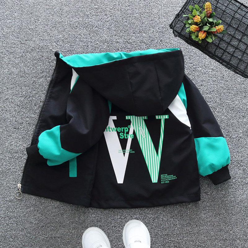 Толстовки с капюшоном с рисунком для мальчиков и девочек, осенняя куртка, весенняя и осенняя, детская тонкая куртка для маленьких детей