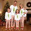 Christmas Print Round Neck Top and Jogger Pants Set 2 Piece Holiday Casual Outfit