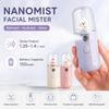 Nano Spray Facial Sprayer USB Rechargeable Oil Diffuser Handheld Humidifier  Summer Hydration
