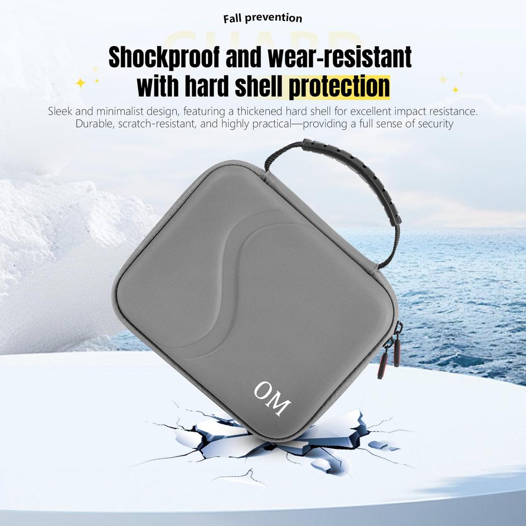 Coyktonty Osmo Mobile 7 Mobile 7 Storage Waterproof Carry Case for DJI OM 7 Waterproof Portable Storage Shoulder Bag Travel Case for DJI OM 7 Gimbal