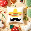 Cinco de Mayo Mexico May 5th Cushion Cover Plush Fabric Soft Double-Sided Printed Sofa Warm Winter Home Child Gift Pillow Case