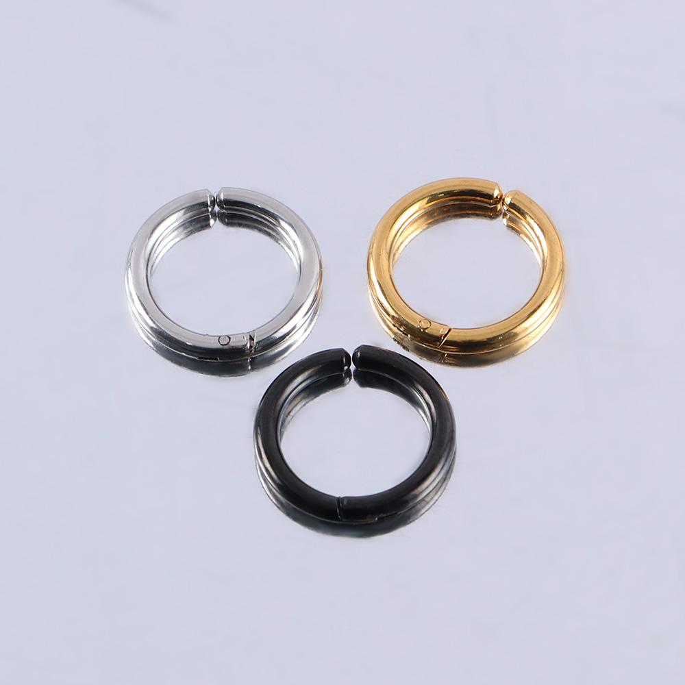 Fashion Design Gift Titanium Steel Men Clip Earrings Korean Ear Cuffs Women Ear Clips Earrings Hoop