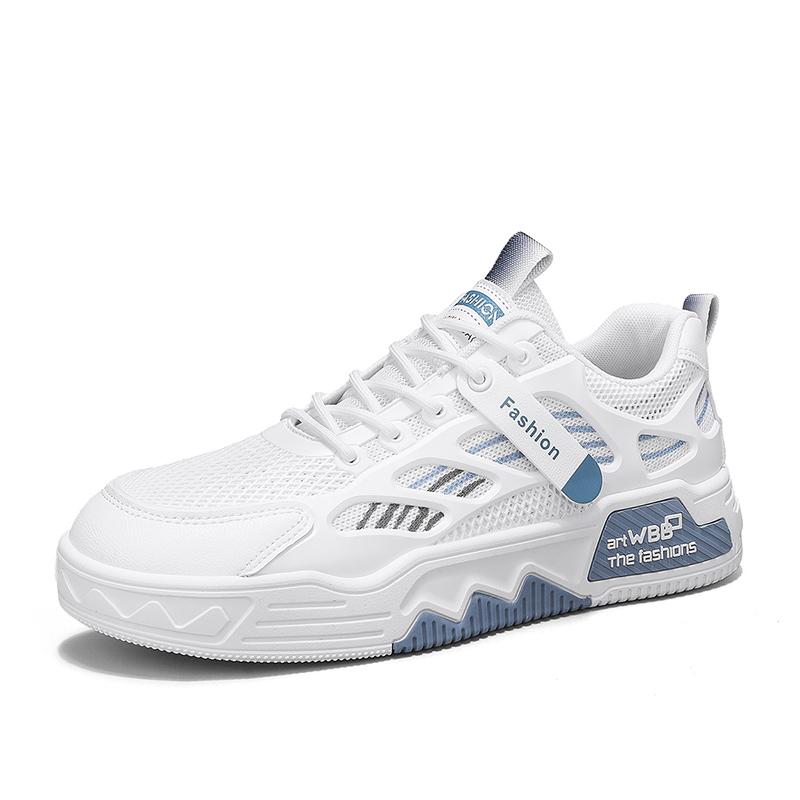 Повседневная обувь для студентов, четыре сезона, новая дышащая обувь на мягкой подошве, нескользящая, мужская, для ходьбы на открытом воздухе, модная спортивная обувь на плоской подошве