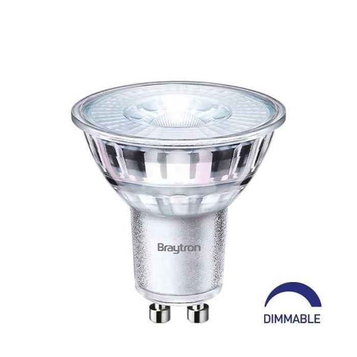 Lot de 10 ampoules LED GU10 5.5W (Eq. 50W) 4000K 38° Dimmable