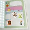 17pcs Cute Watercolor Cute amusement park clown Stickers,Handbook Scrapbooking Literature And Art, Decoration Mobile Phone