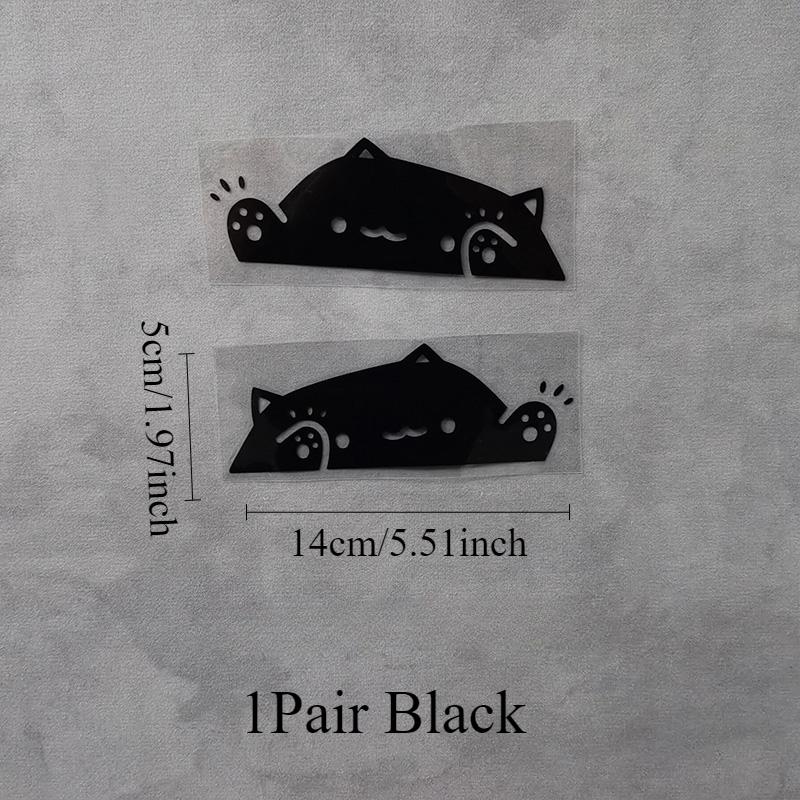 JDM Cute Cat Car Stickers Waterproof DIY Auto Window Body Bumper Trunk Funny Vinyl Decals Motorcycle Fuel Tank Decoration