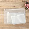 1/5PCS Organization Resealable Loose-leaf Pouch Bag Matte Clear Zip Lock PVC Storage