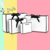 Multi-size Paper Bag White&Black Handhold Shopping Bag Gift Packaging Bag  Wrapping