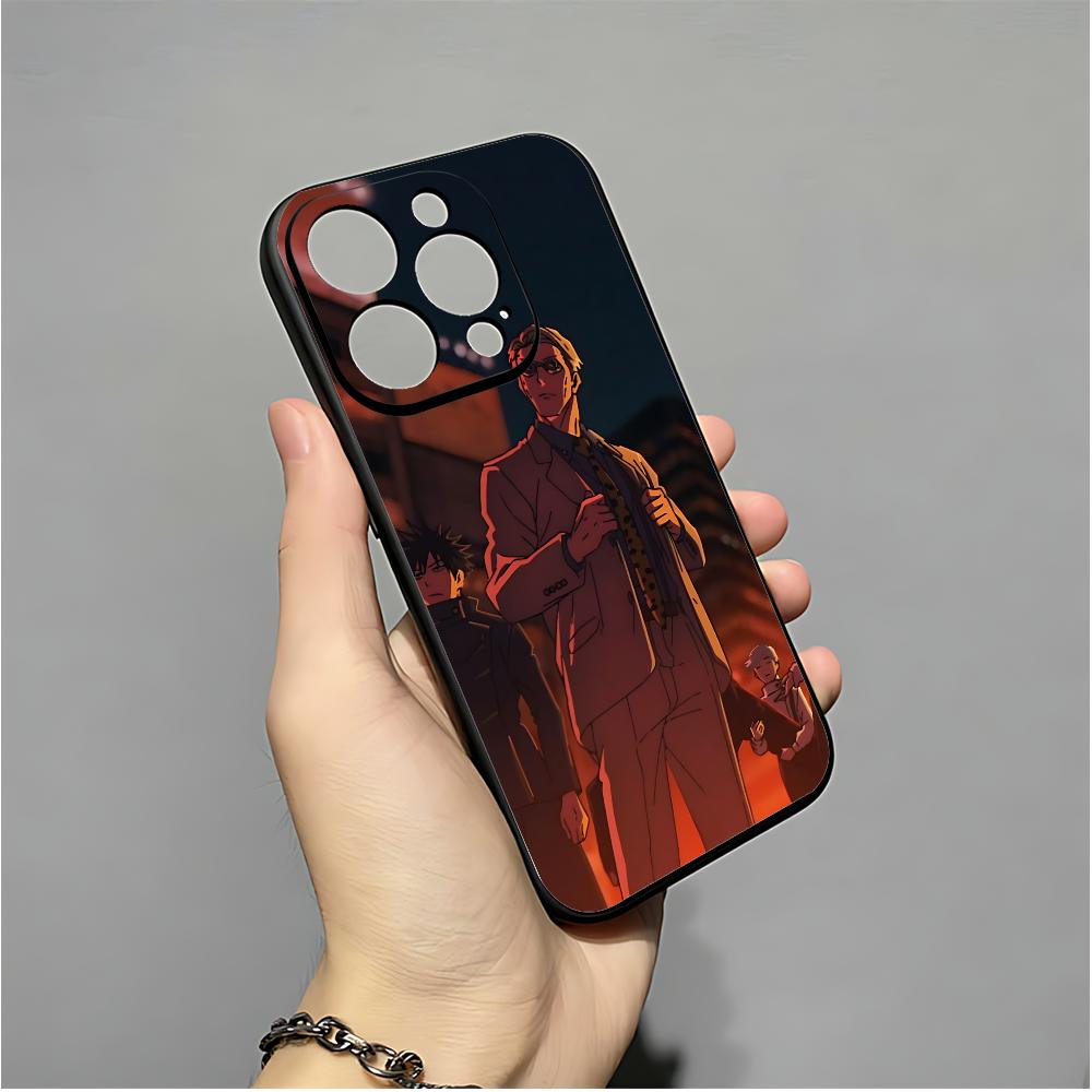 Чехол для телефона Kento T-Nanami J-Jujutsu K-Kaisen Для IPhone 16,15,14,13,12,11,XS,XR,X,8,7,Pro,Max,Plus,mini Силиконовый Черный Чехол