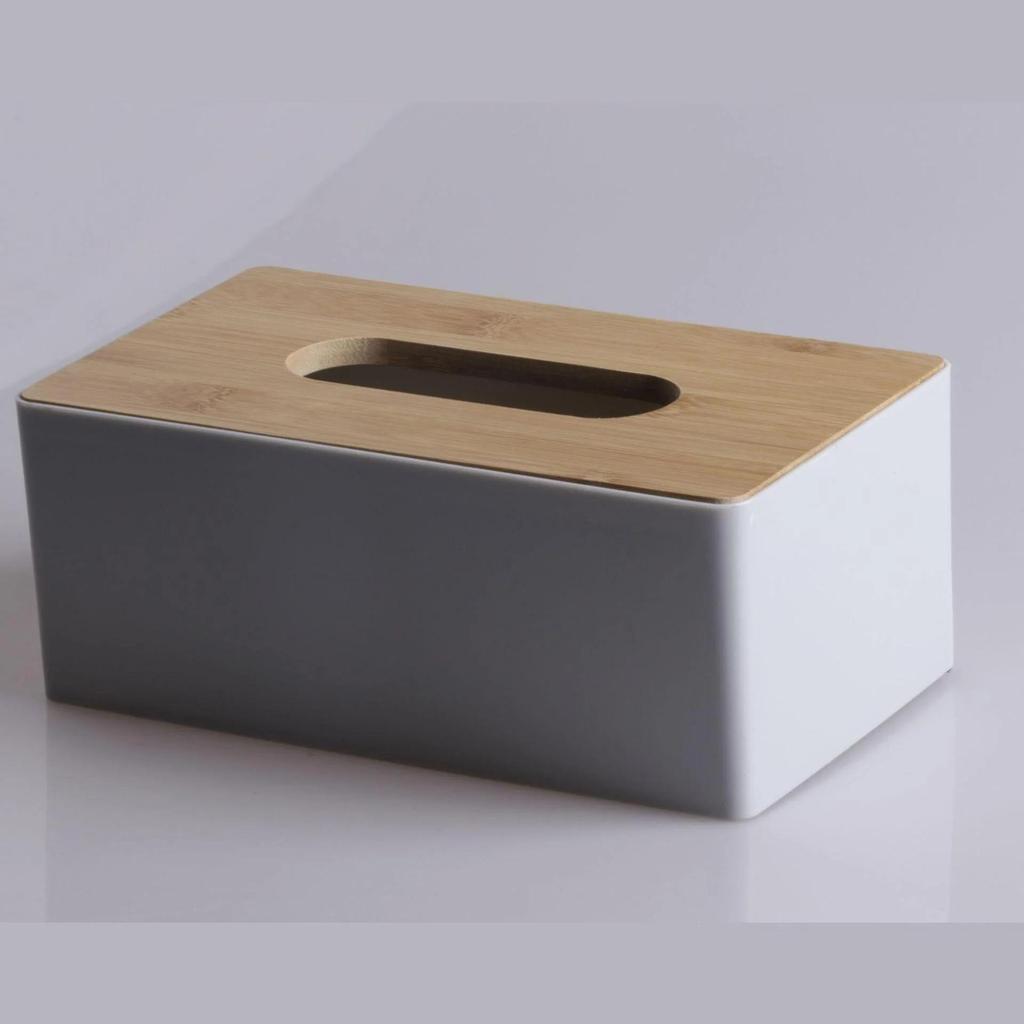 Creative Rectangular Tissue Box Hotels Guesthouses High-end Wooden Cover Paper Box Home Multifu Mobile Phone Storage Paper Boxs