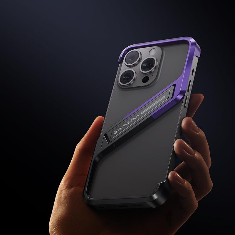 Металлический держатель Snap-on чехол для телефона iPhone 14 15 Pro Max Z-образная геометрическая подставка-держатель чехол для телефона