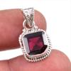 Подвеска из чистого серебра 925 пробы с натуральным гранатом ручной работы 1,25'' T4y96