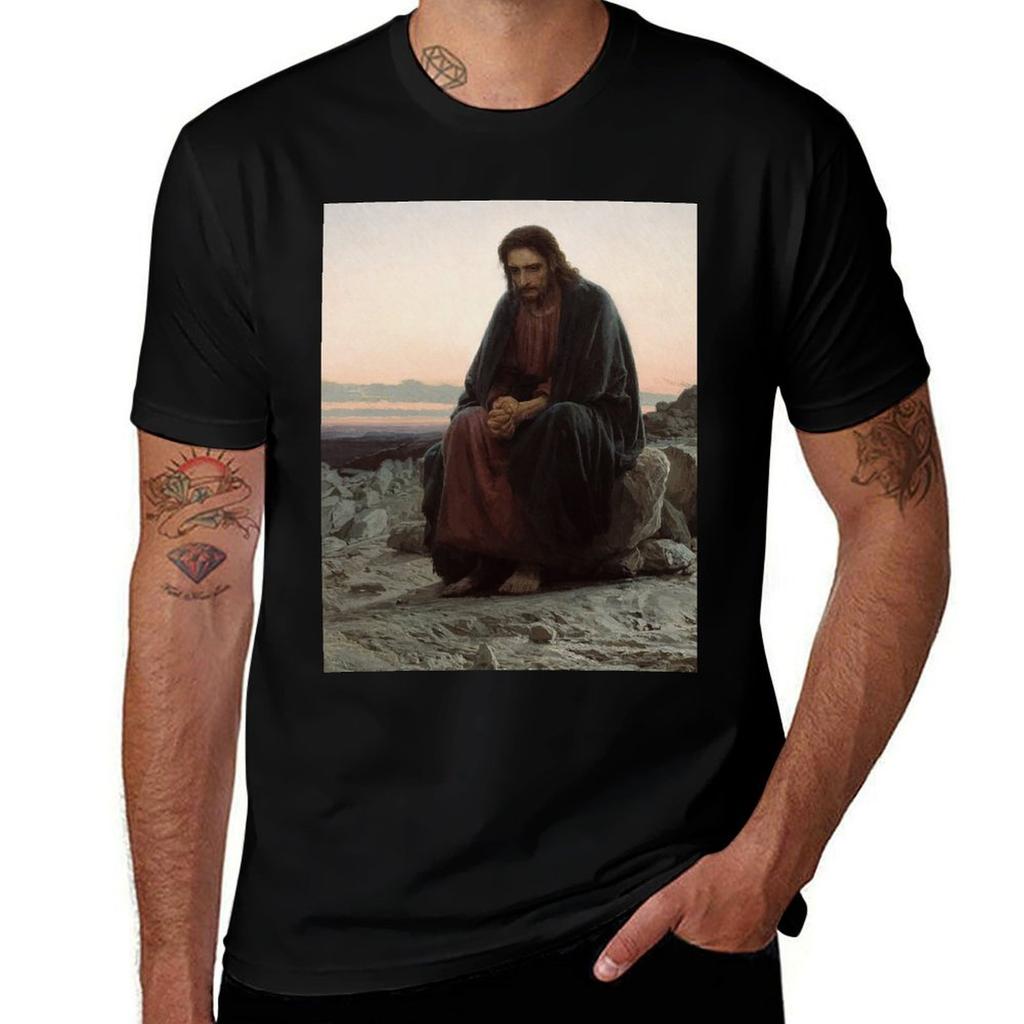 T Tshirt Shirt In T Christ Ivan The Unisex Unisex Shirt For Desert Tshirt Anime Kramskoi Graphic