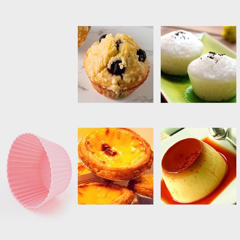 3Pcs Bento Divider Cup Easy Clean Mould Reusable Cake Mold Dessert Sushi Separate Storage Accessories Food Lunch Box Liner