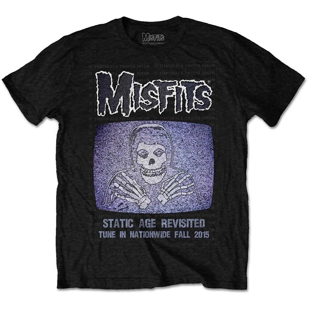 Men's Misfits Static T-shirt Small Black