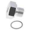 Engine Oil Pressure Sensor Adapter Aluminum Oil Sensor Connector for LS Series Oil Tray Crankcase and Fan Replacement