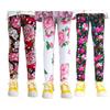 Floral Flower Children Girls Slim Tight Leggings Summer Pants for Kids Babys Girls Clothing