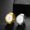 Ring Watch Ring Fashionable One Size Fits Stainless Steel Ring Watch Analog Waterproof Simple Quartz Watch Gold Silver Fashion Accessory Birthday