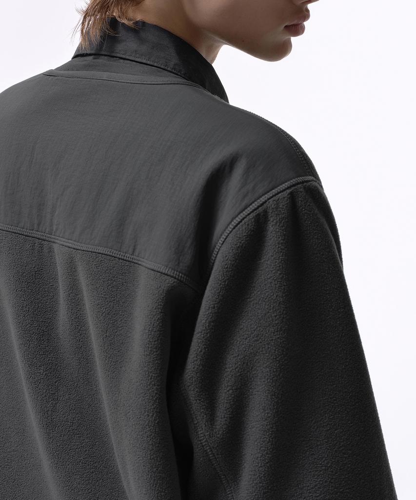 Musinsa Standard [City Leisure] Polar Fleece V-Neck Jacket [Grey]