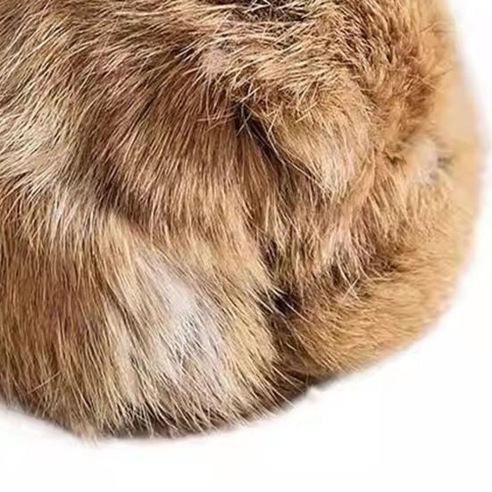 Пушистый Шарик Кошачья Игрушка Мягкий Пушистый Шарик из Кроличьего Меха Моющийся Веселый Мячик для Кошек Стимулирует Охотничий Инстинкт Игрушка-Пиналка для Домашних Кошек Тренировка