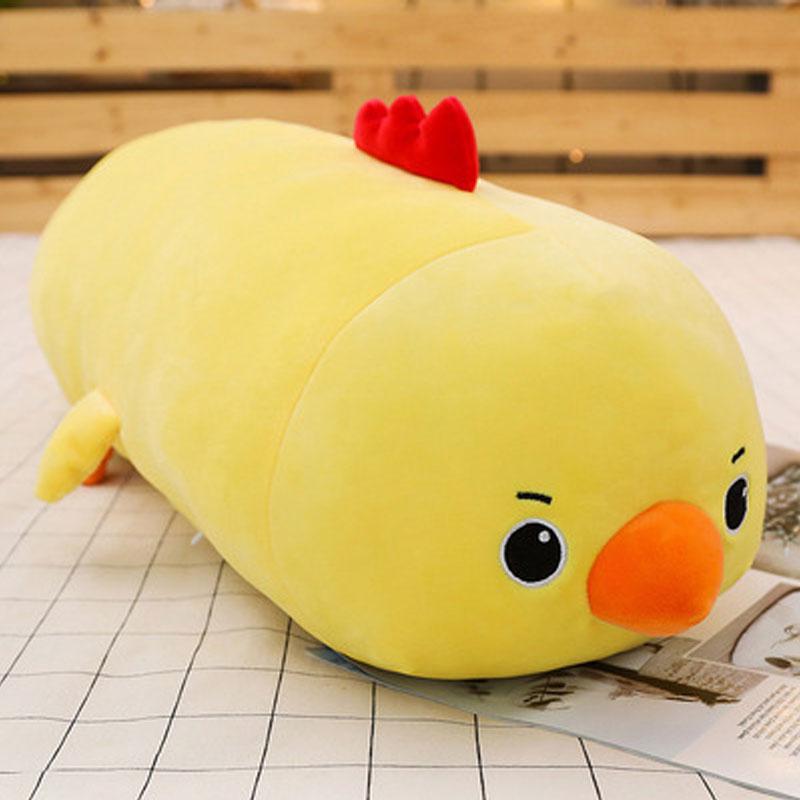 Girl Plush Toy Cuddly Animal Paradise Doll Cylindrical Pillow Soft Down Cotton Girl Sleeping Pillow