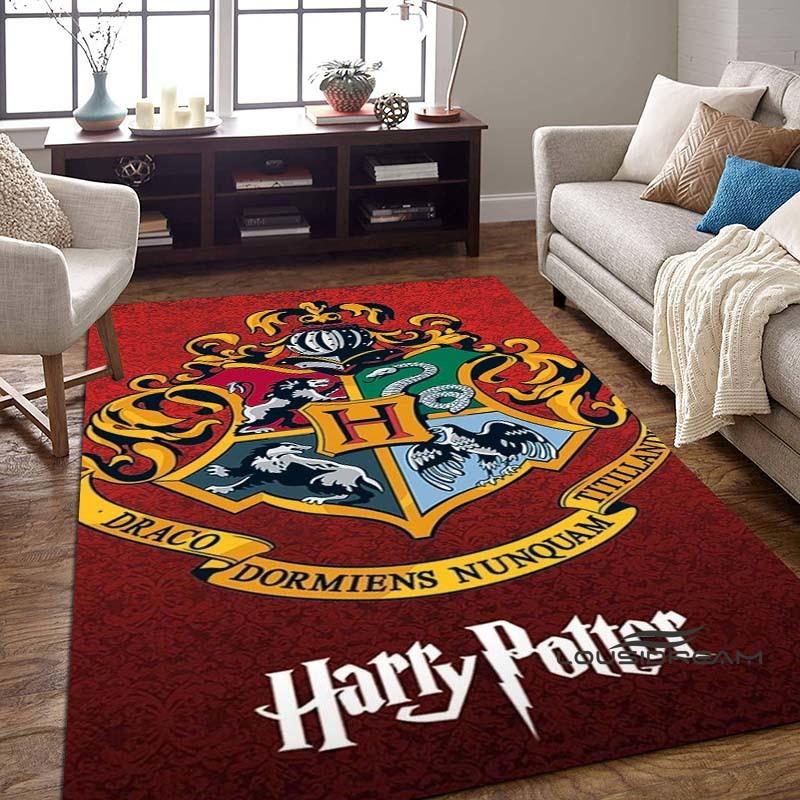 Harry Potter Logo Home Decor Rug, Bedroom Mat, Digitally Printed Movie-themed Mat, Large Play Mat1