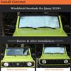 Солнцезащитный козырек на лобовое стекло автомобиля для Suzuki Jimny JB64 JB74-2023, солнцезащитные козырьки, изоляционные внутренние молдинги