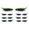 8 Pairs Lazy Eye Shadow Eyelash Patch Waterproof Glitter Eyeshadow Eyelashes Makeup Stickers Eye Makeup Stickers with False Lashes Shadow